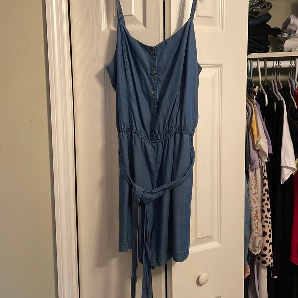 Chambray romper